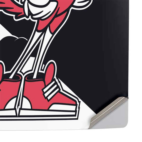 Looney Tunes Retro Road Runner PS5 Pro Console Skin